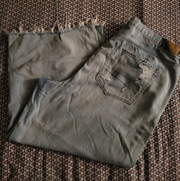 American eagle wide leg crop jeans, size 20. NWOT. - Picture 6 of 10